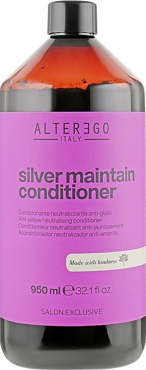 Alter Ego Кондиціонер від жовтизни волосся Silver Maintain Conditioner - фото N3