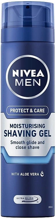 Nivea Зволожуючий гель для гоління "Захист та догляд" MEN Moisturising Shaving Gel - фото N1