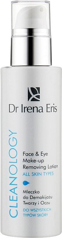 Dr Irena Eris Cleanology Face & Eye make-up removing lotion Молочко для демакияжа лица и глаз - фото N1