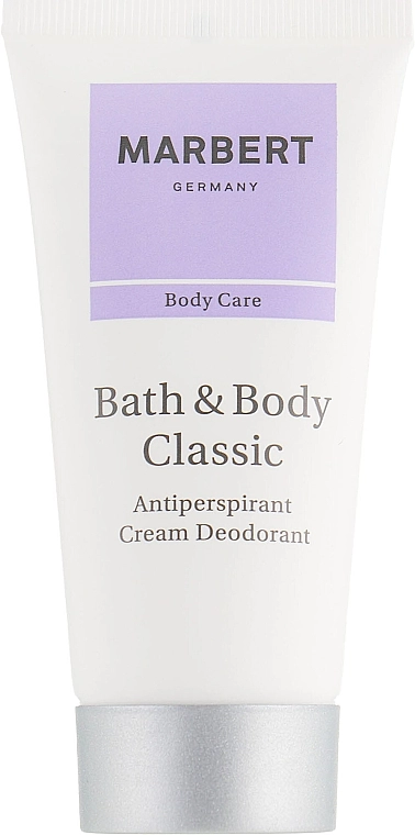 Marbert Антиперспирантный крем-дезодорант Bath & Body Classic Anti-Perspirant Cream Deodorant - фото N2