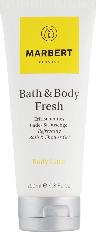 Marbert Гель для душа с освежающим ароматом цитрусовых Bath & Body Fresh Refreshing Shower Gel - фото N2
