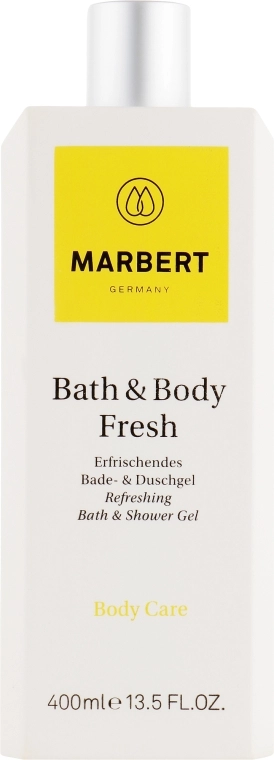 Marbert Гель для душа с освежающим ароматом цитрусовых Bath & Body Fresh Refreshing Shower Gel - фото N4
