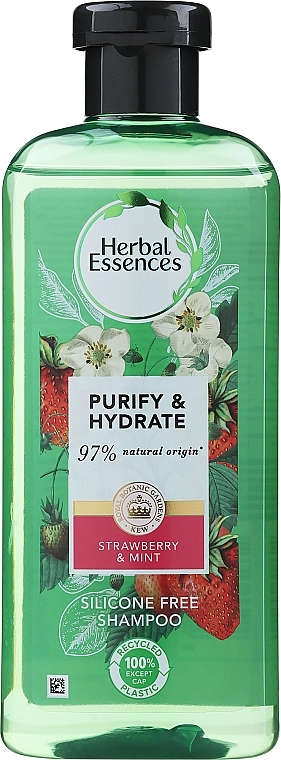 Herbal Essences Шампунь "Біла полуниця і солодка м'ята" Strawberry & Mint Shampoo - фото N1