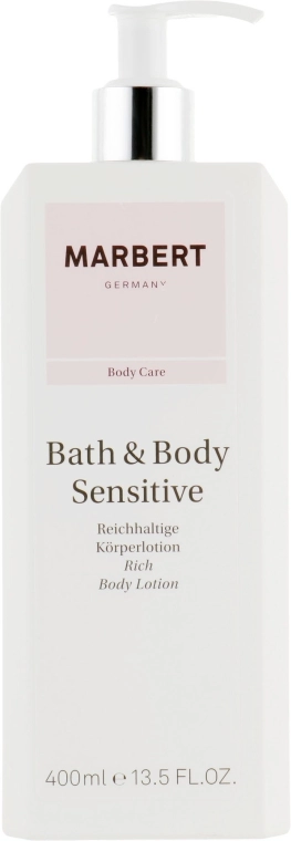 Marbert Лосьон чувствительной и сухой кожи тела Bath & Body Sensitive Body Lotion - фото N1