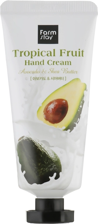 FarmStay Крем для рук з авокадо і маслом ши Tropical Fruit Hand Cream Avocado & Shea Butter - фото N1