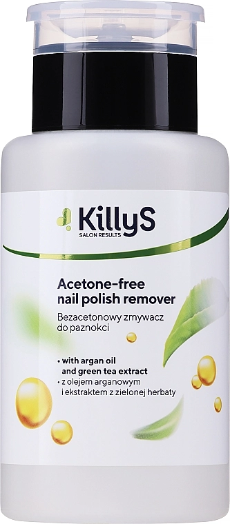 KillyS Средство для снятия лака с аргановым маслом Nail Polish Remover - фото N2