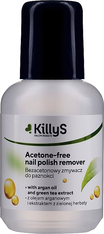 KillyS Средство для снятия лака с аргановым маслом Nail Polish Remover - фото N3