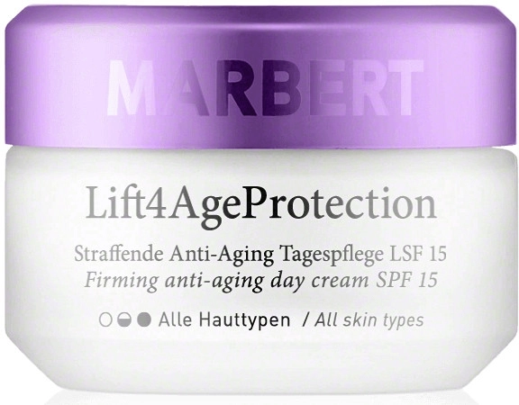 Marbert Зміцнювальний денний крем Lift4Age Protection Firming Anti-Aging Day care SPF 15 - фото N1