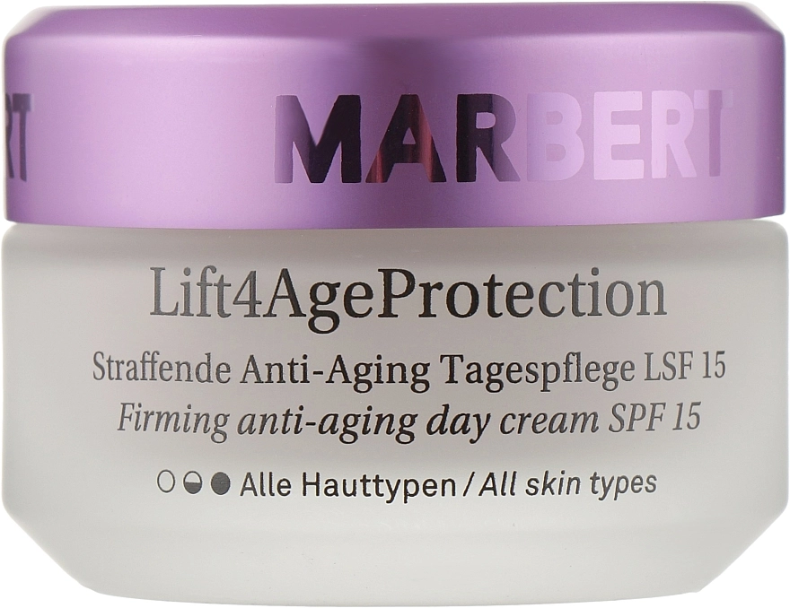 Marbert Зміцнювальний денний крем Lift4Age Protection Firming Anti-Aging Day care SPF 15 - фото N3