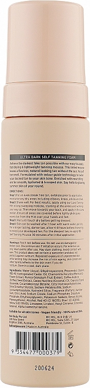 Bali Body Ультратемний мус-автозасмага для тіла Self Tanning Mousse Ultra Dark - фото N2