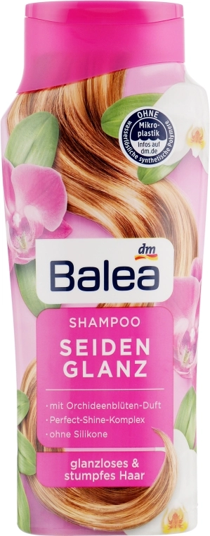 Balea Шампунь для блеска волос Shampoo Seidenglanz - фото N2