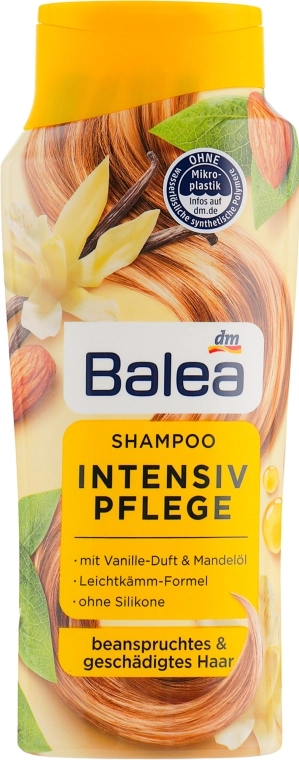 Balea Восстанавливающий шампунь для волос Shampoo Intensiv Pflege - фото N2