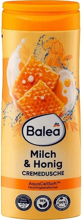 Balea Крем-гель для душу з ароматом меду Milch & Honig - фото N1