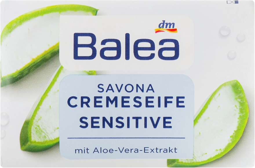 Balea Туалетное крем-мыло с Алоэ Вера Creme Seife Sensitive - фото N1