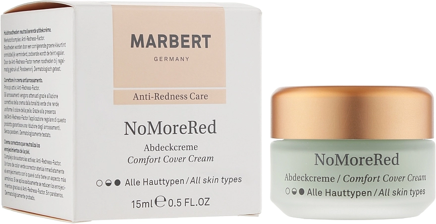 Marbert Маскувальний крем Anti-Redness Care NoMoreRed Cover Cream - фото N2