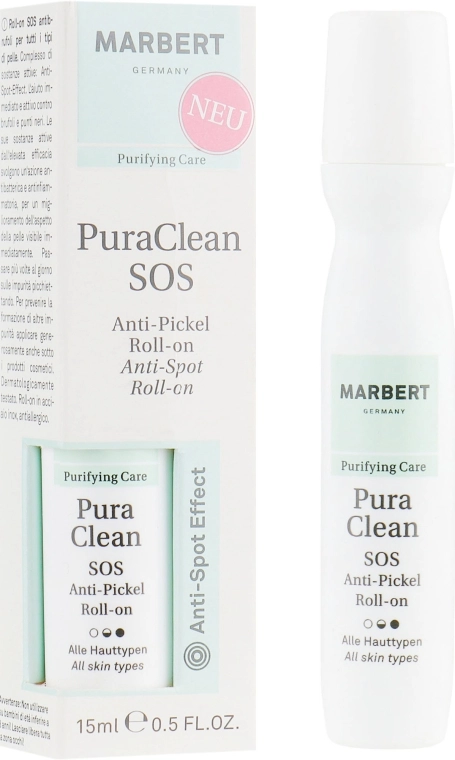 Marbert Тонік для проблемної шкіри Purifying Care Pura Clean SOS Anti-Pickel Roll-on - фото N1