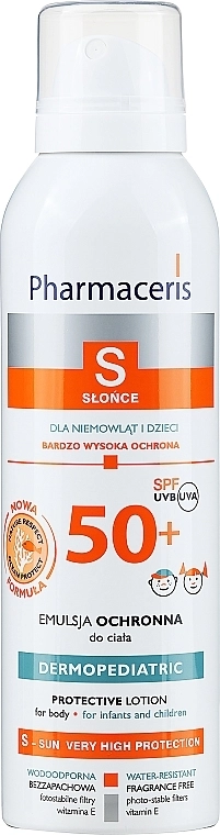 Pharmaceris Сонцезахисна емульсія для дітей S Protective Emulsion For Children And Infants In The Sun Spf50+ - фото N1