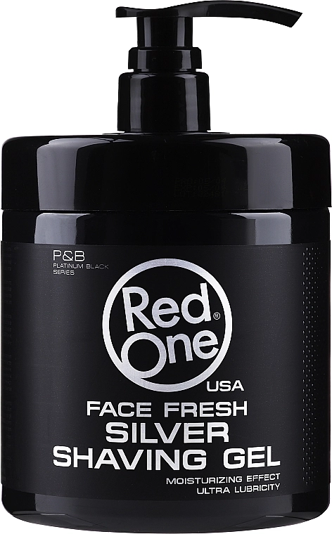 RedOne Гель для гоління Red One Face Fresh Shaving Gel Silver - фото N1