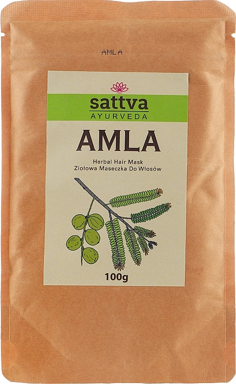 Sattva Аюрведична пудра для волосся "Амла" - фото N1