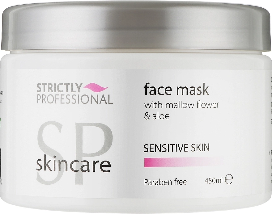 Strictly Professional Ніжна заспокійлива маска з екстрактом алое для чутливої шкіри обличчя SP Skincare Face Mask For - фото N1