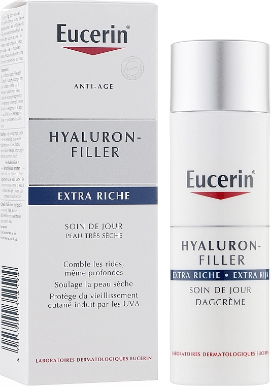 Eucerin Денний крем для обличчя Hyaluron-Filler Extra Riche Day Cream - фото N2