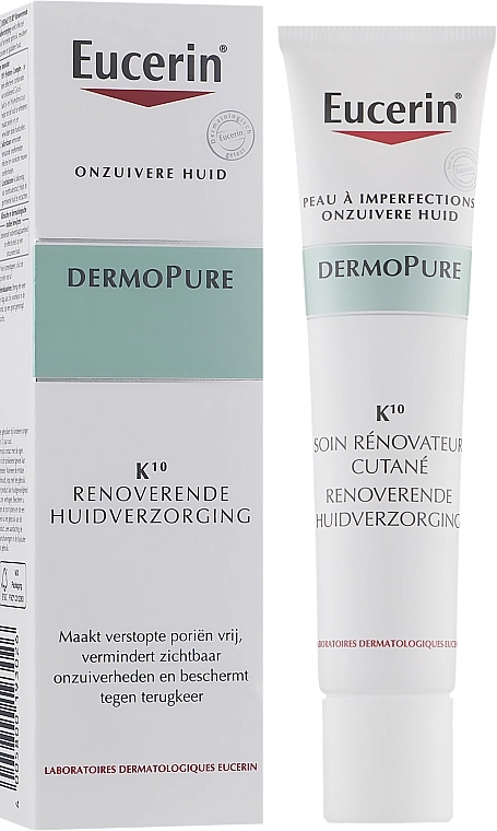 Eucerin Відновлювальний догляд для обличчя DermoPure K10 Skin Renovator Care - фото N2