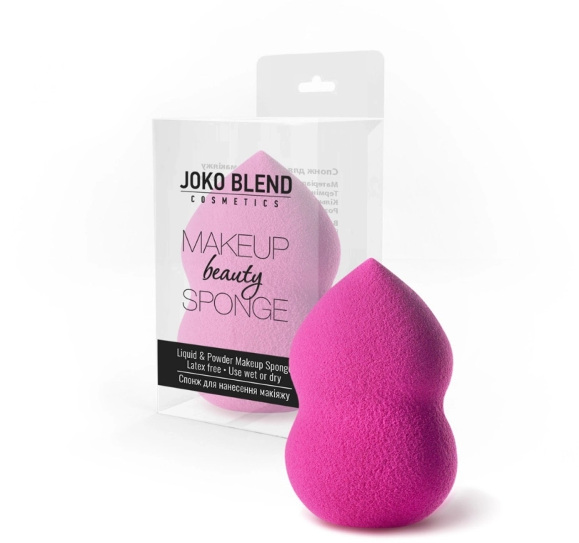 Joko Blend Спонж для макіяжу Makeup Beauty Sponge Hot Pink - фото N1