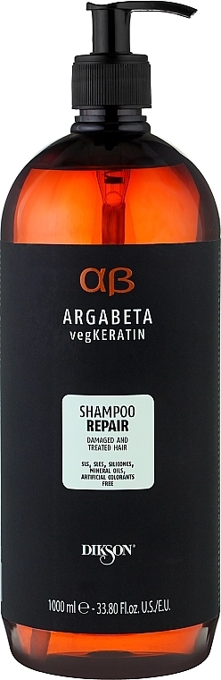 Dikson Відновлювальний шампунь для волосся Argabeta Repair Shampoo - фото N5