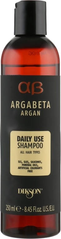 Dikson Аргановый шампунь для всех типов волос Argabeta Argan Shampoo Daily Use - фото N1