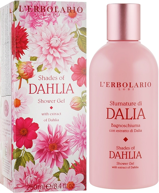 L’Erbolario Пена для ванн-гель для душа Георгин Shades Of Dahlia Shower Gel - фото N1