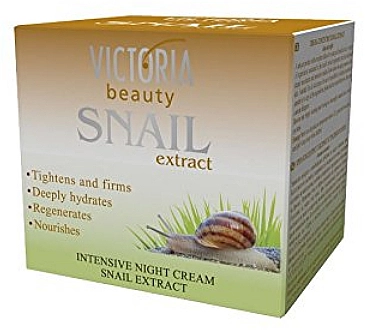 Victoria Beauty Интенсивный ночной крем с экстрактом улитки Intensive Night Cream With Snail Extract - фото N1