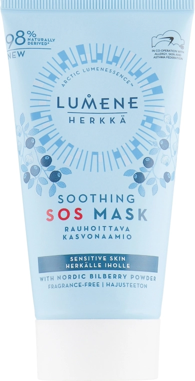 Lumene Успокаивающая маска для лица Herkka Shoothing Sos Mask - фото N1