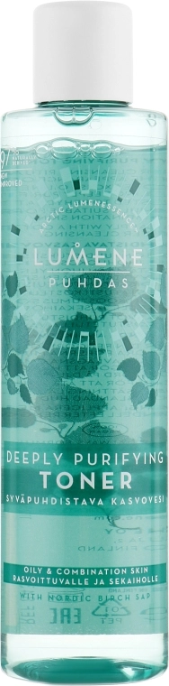 Lumene Тоник для глубокого очищения кожи Puhdas Deeply Purifying Toner - фото N1
