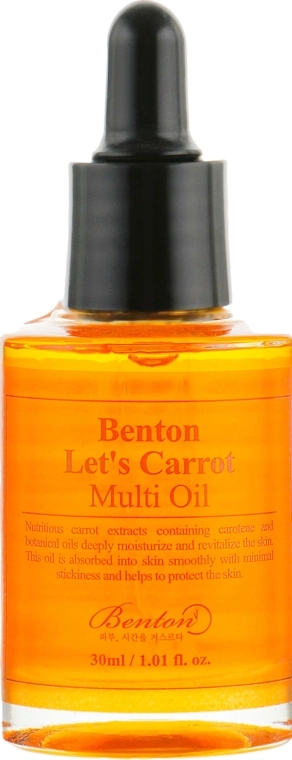 Benton Мультифункціональна сироватка з олією насіння моркви Let’s Carrot Multi Oil - фото N2