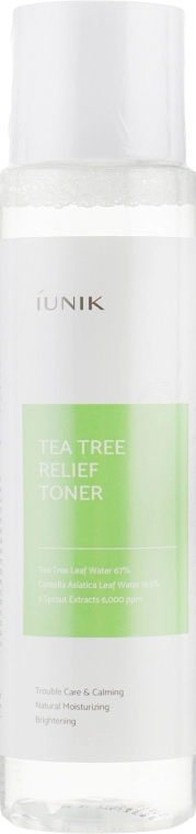 IUNIK Заспокійливий тонер з чайним деревом Tea Tree Relief Toner - фото N1