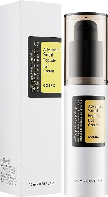 CosRX Крем для шкіри навколо очей з пептидами і равликом Advanced Snail Peptide Eye Cream - фото N2