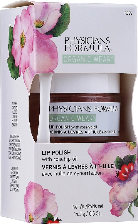 Physicians Formula Скраб для губ Organic Wear Organic Rose Oil Lip Polish Rose - фото N2