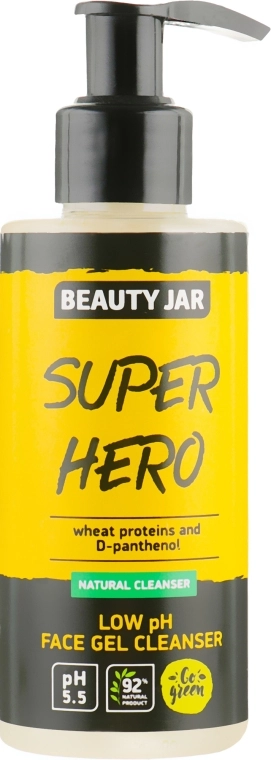 Beauty Jar Гель для вмивання "Super hero" Low Ph Face Gel Cleanser - фото N1