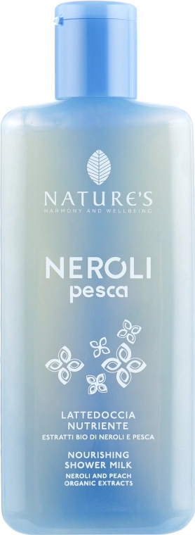 Nature's Молочко для душа с экстрактами нероли и персика Neroli Pesca Nourishing Shower Milk - фото N2