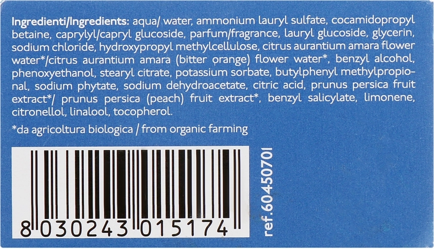 Nature's Молочко для тіла з екстрактами неролі й персика Neroli Pesca Nourishing Shower Milk - фото N3