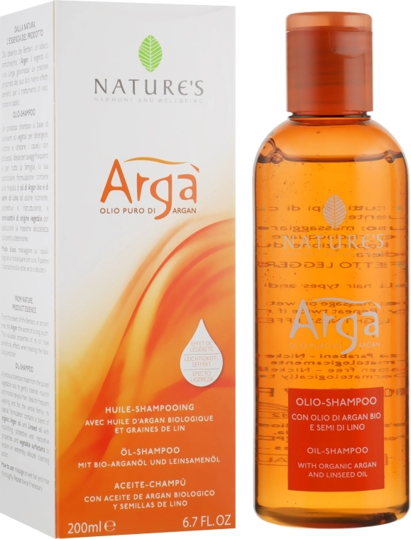 Nature's Шампунь "Аргановый" для частого использования Arga Oil-Shampoo - фото N1