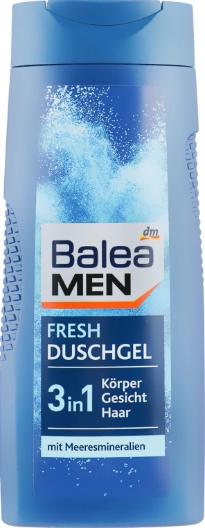 Balea Мужской освежающий гель для душа Fresh Duschgel Men - фото N1