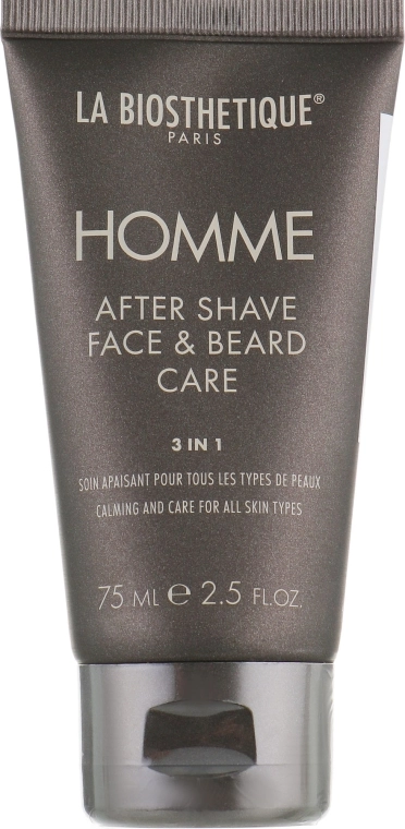 La Biosthetique Эмульсия после бритья для ухода за кожей лица и бороды Homme After Shave Face & Beard Care - фото N1