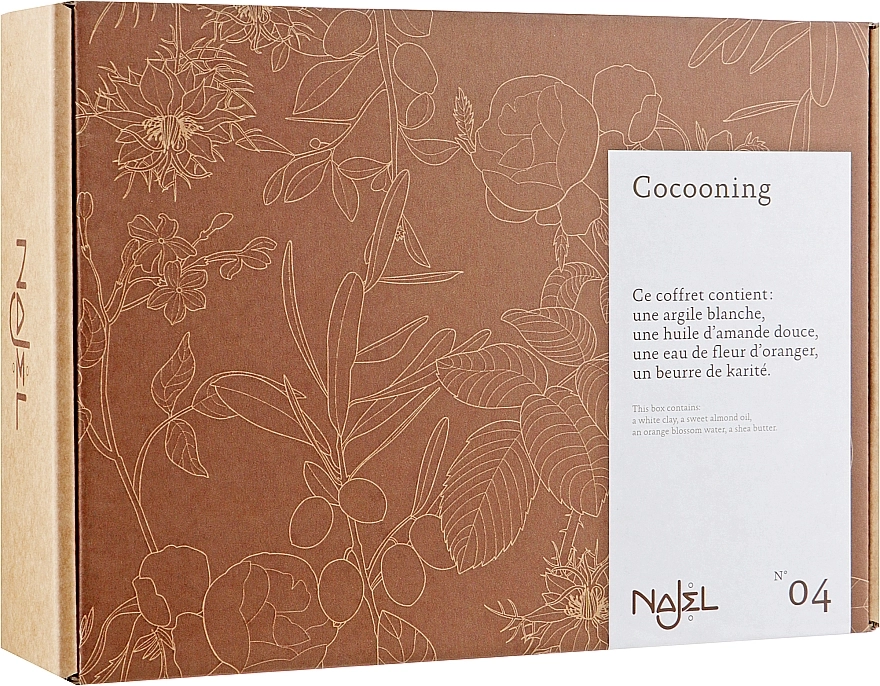 Najel Набір Cocooning Gift Pack (clay/90g + butter/150g + oil/80ml + water/200ml) - фото N1