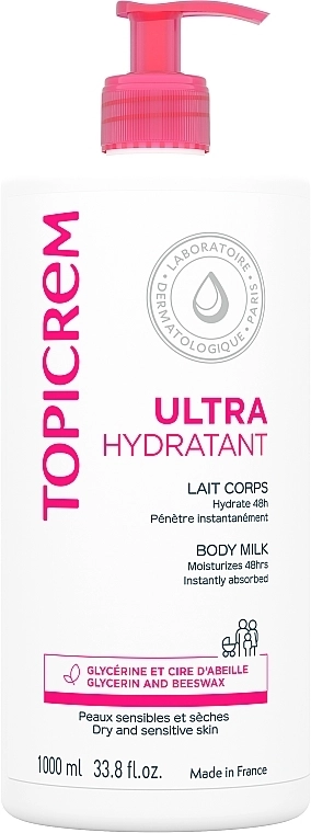 Topicrem Зволожувальний лосьйон для тіла Ultra-Moisturizing Body Milk - фото N2