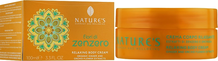Nature's Расслабляющий крем для тела Fiori di Zenzero Relaxing Body Cream - фото N2