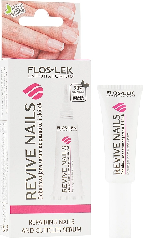 Floslek Відновлювальна сироватка для нігтів і кутикули Revive Nails Serum - фото N1