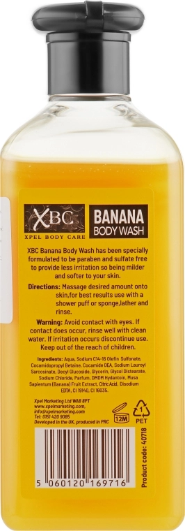 Xpel Marketing Ltd Гель для душа "Банан" Banana Body Wash - фото N2