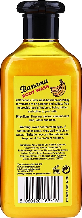 Xpel Marketing Ltd Гель для душа "Банан" Banana Body Wash - фото N4