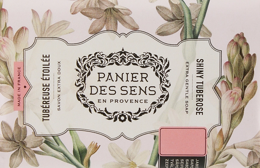 Panier des Sens Екстра-ніжне мило олія ши "Тубероза" Natural Soap Shiny Tuberose - фото N2